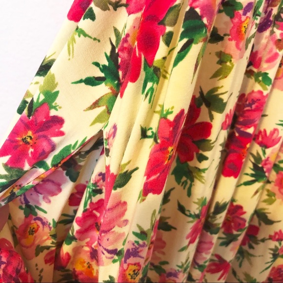 Calvin Klein Dresses Calvin Klein Yellow Floral Bubble Dress Poshmark